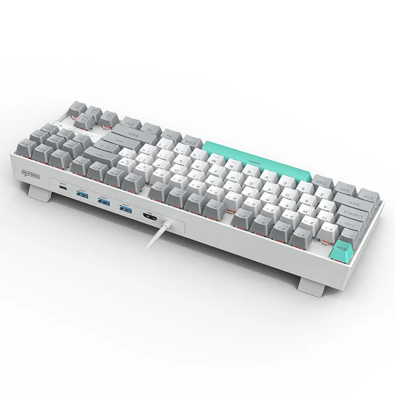 WhatGeek x 3inuS KEBOHUB EE01 Mechanical Keyboard with 5-in-1 Hub