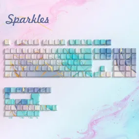 Womier Sparkles - Cherry Profile 131-Key Side-Printed Dye-Sub PBT Keycap Set