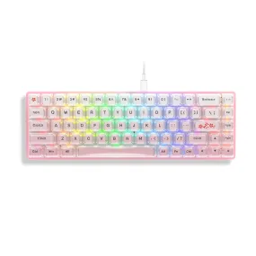 Womier WK68 Hot-swappable 68 Keys Wired Mechanical Keyboard