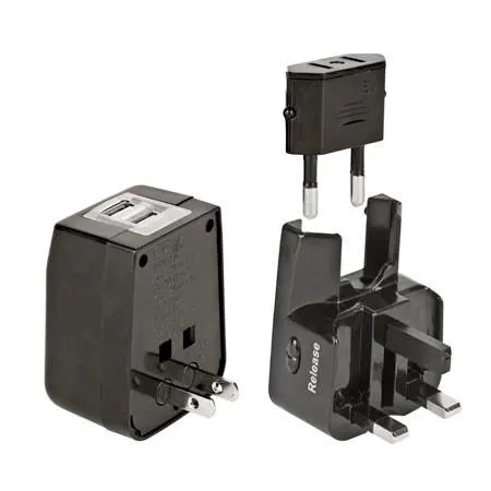 Worldwide Adapters and Dual USB Charger by Travelon