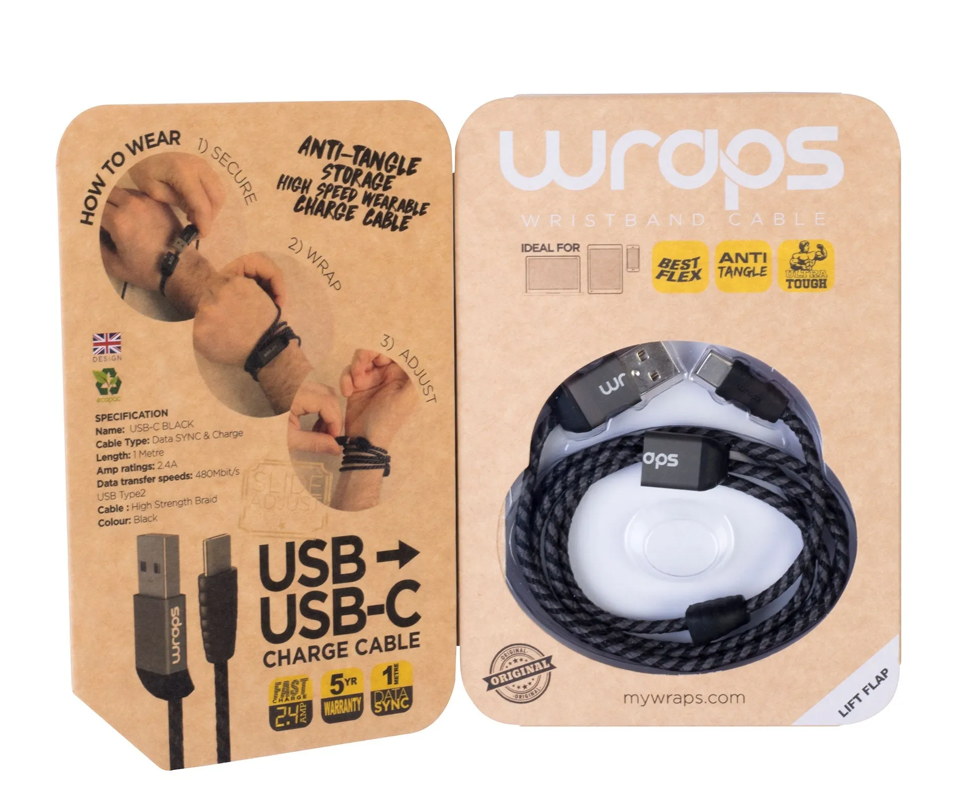 WRAPS USBC Charge Cable