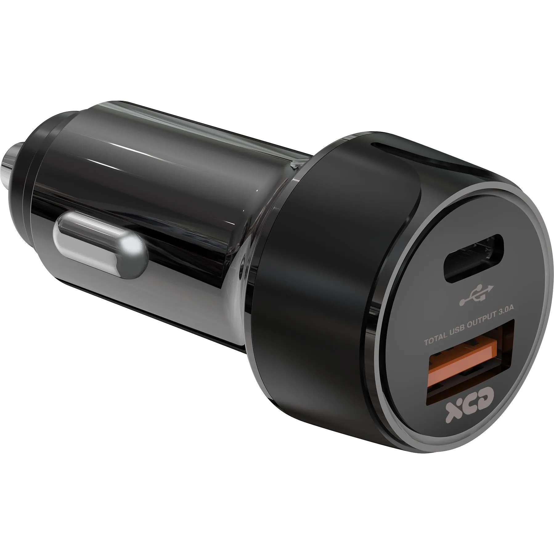 XCD Dual USB-C/USB-A 20W Car Charger