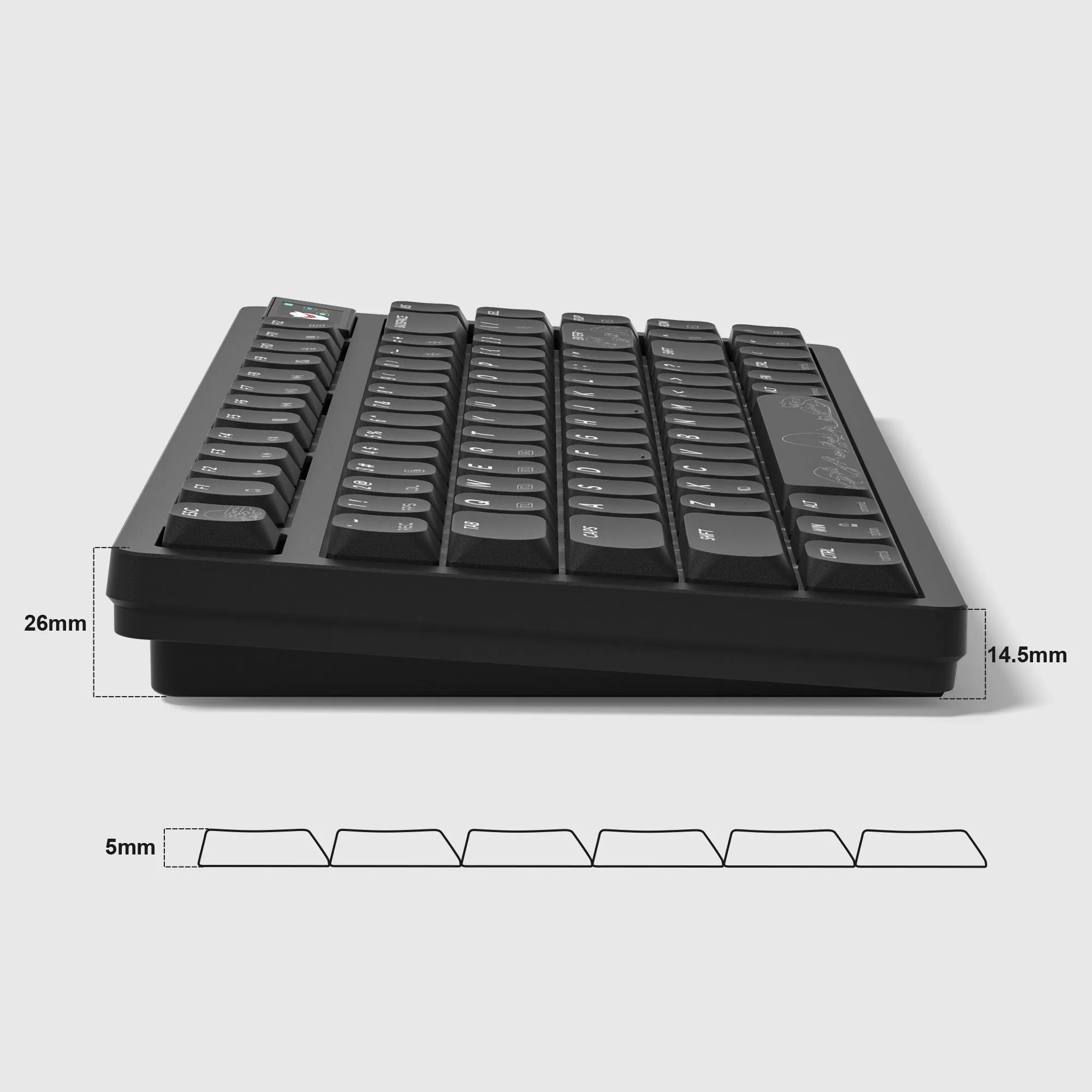 XVX L75 PRO Wireless Low Profile Mechanical Keyboard