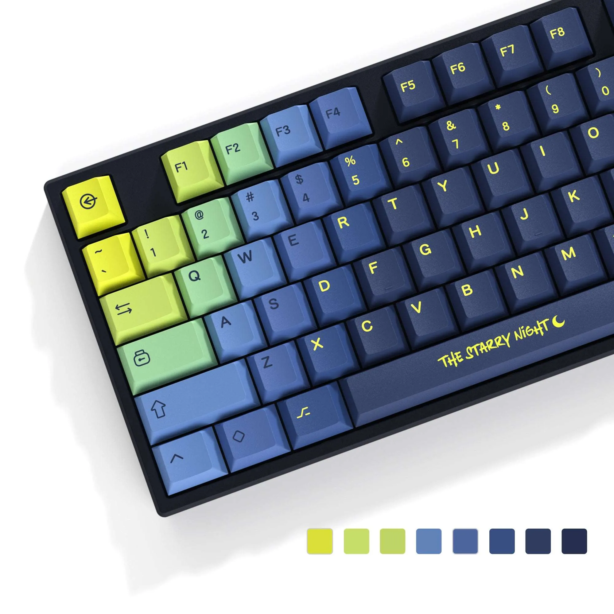 XVX The Starry Night Cherry Profile 131-Key Dye Sublimation PBT Keycap Set