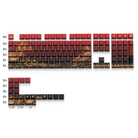 XVX Wave of Kanagawa Cherry Profile Side Print Dye-sub PBT Keycap Set (131-Key)