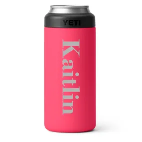 YETI Rambler Slim Colster - CUSTOMIZED pick your font