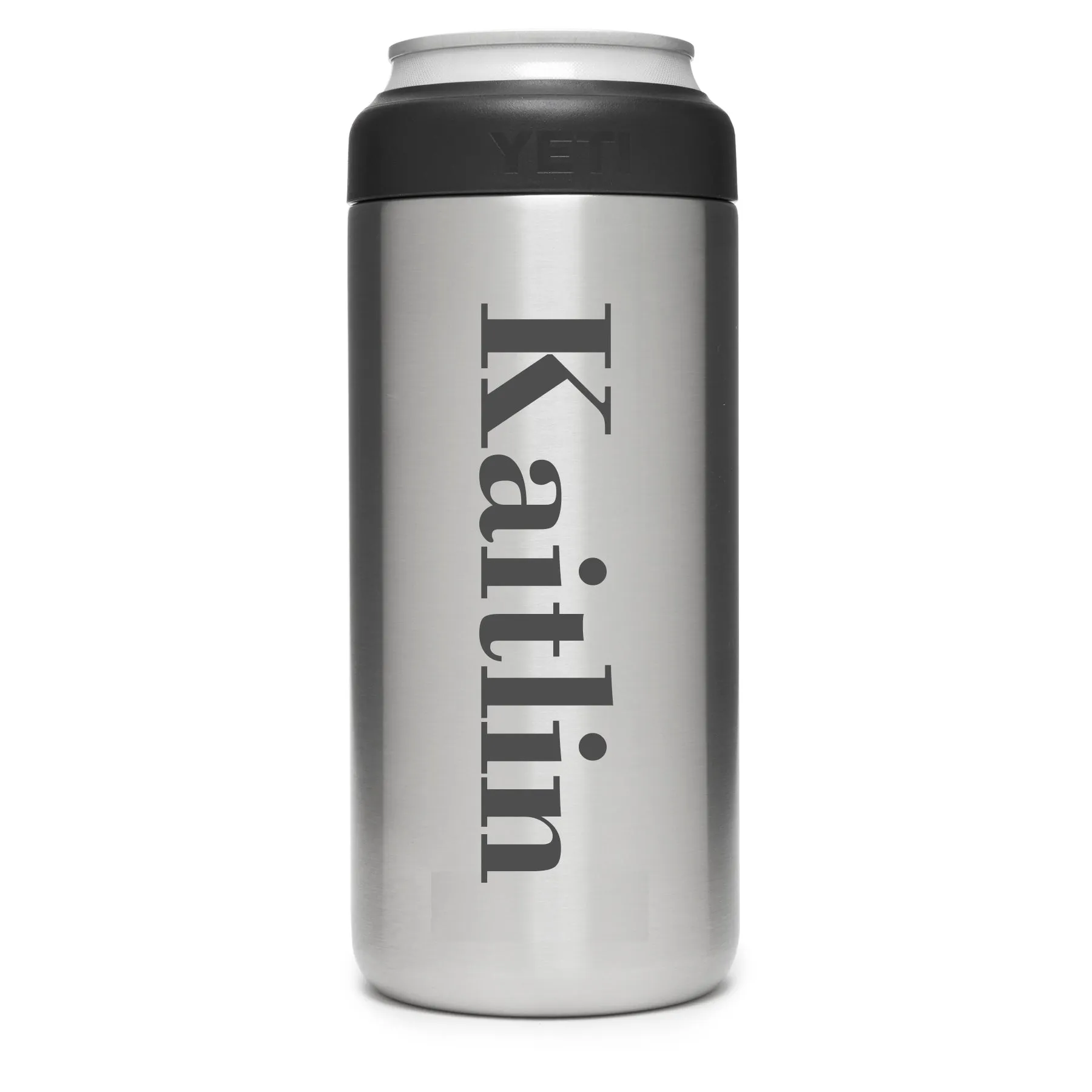 YETI Rambler Slim Colster - CUSTOMIZED pick your font