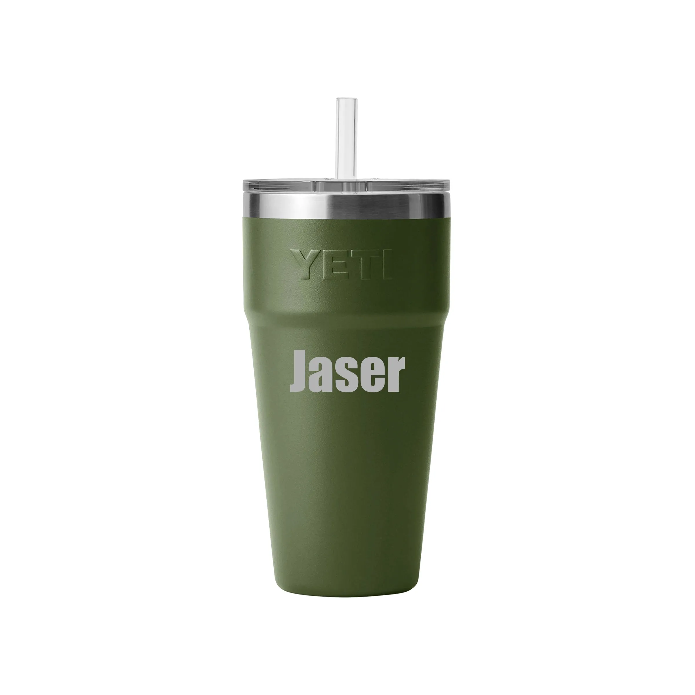 YETI Rambler Stackable Straw Cup 769 ml (26 oz) - CUSTOMIZED PICK YOUR FONT