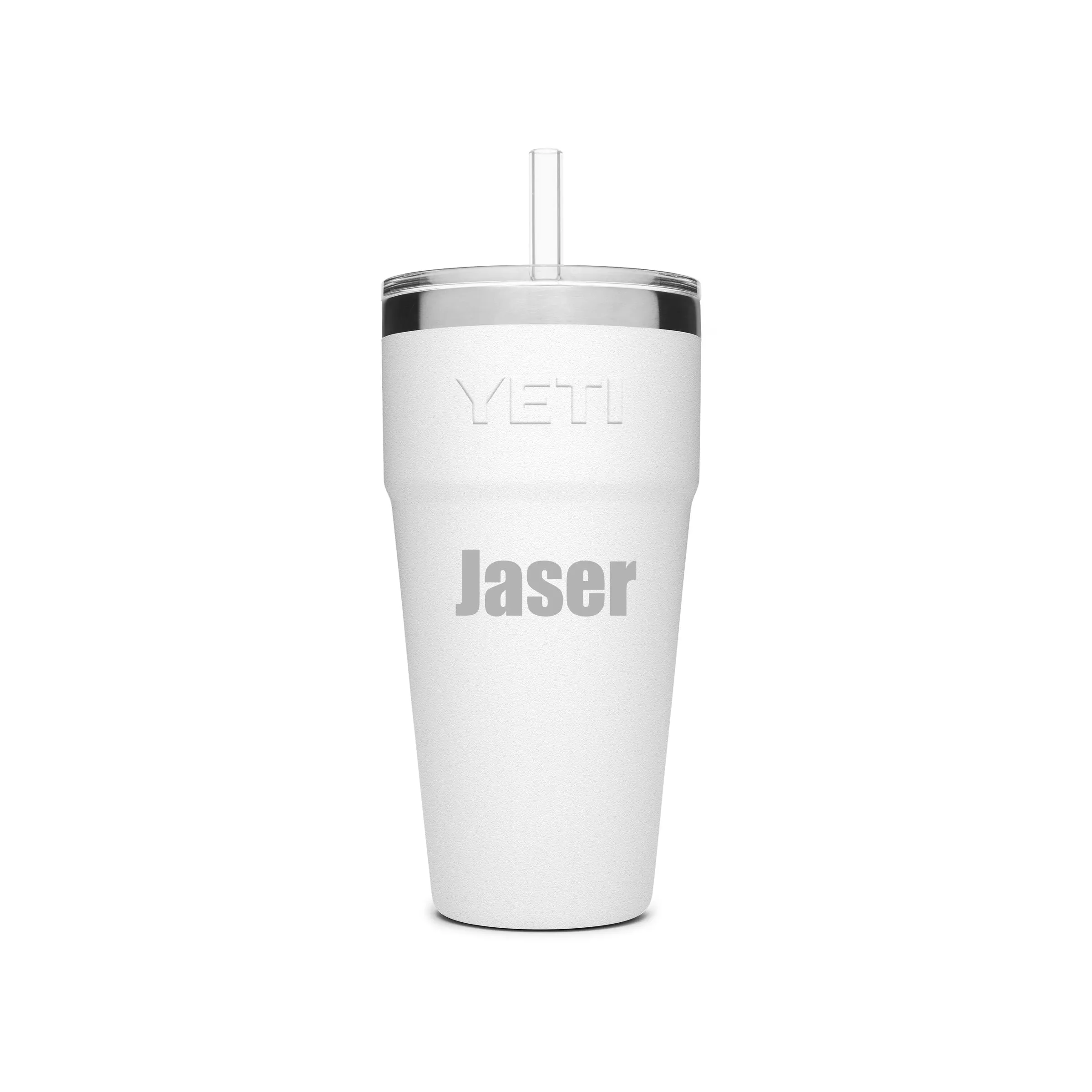 YETI Rambler Stackable Straw Cup 769 ml (26 oz) - CUSTOMIZED PICK YOUR FONT