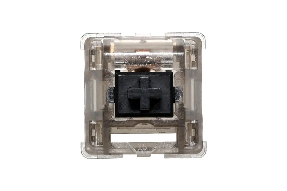 YOK BSun Smoky Black Switch RGB SMD Tactile Switch For Mechanical keyboard 65g Transparent Black Stem Factory Lubed 80M