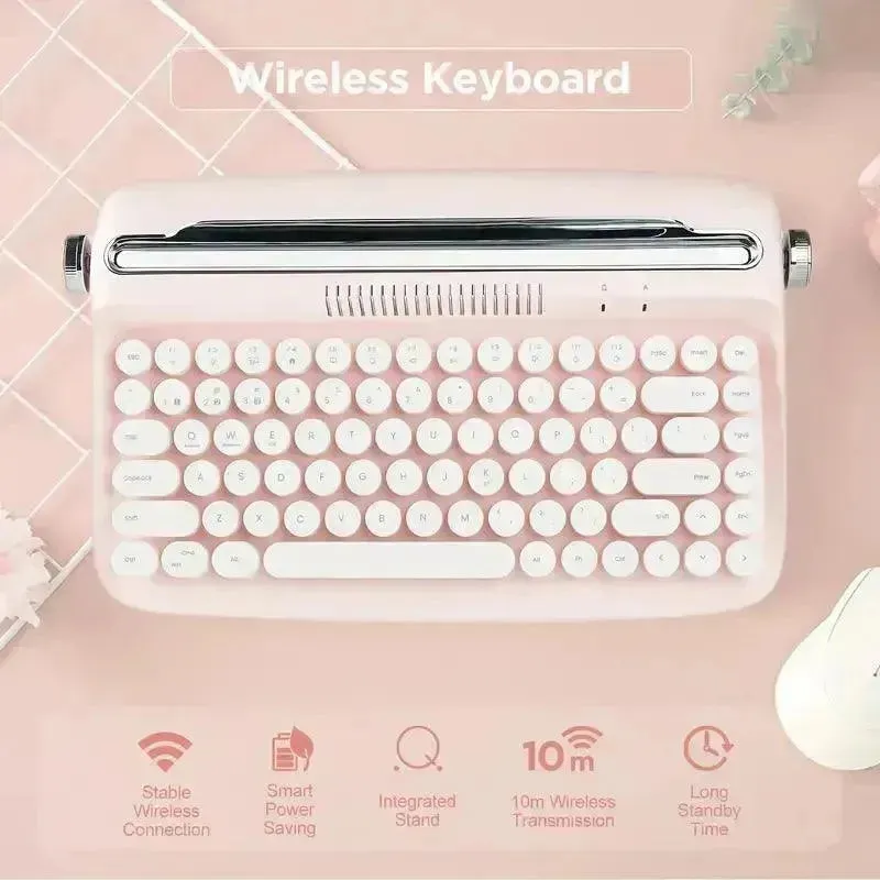 YUNZII Retro Wireless Typewriter Keyboard B303/B305